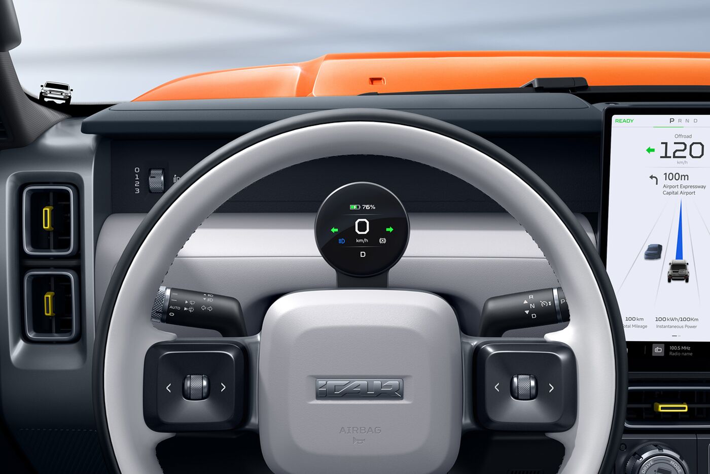 Integrated Steering Wheel